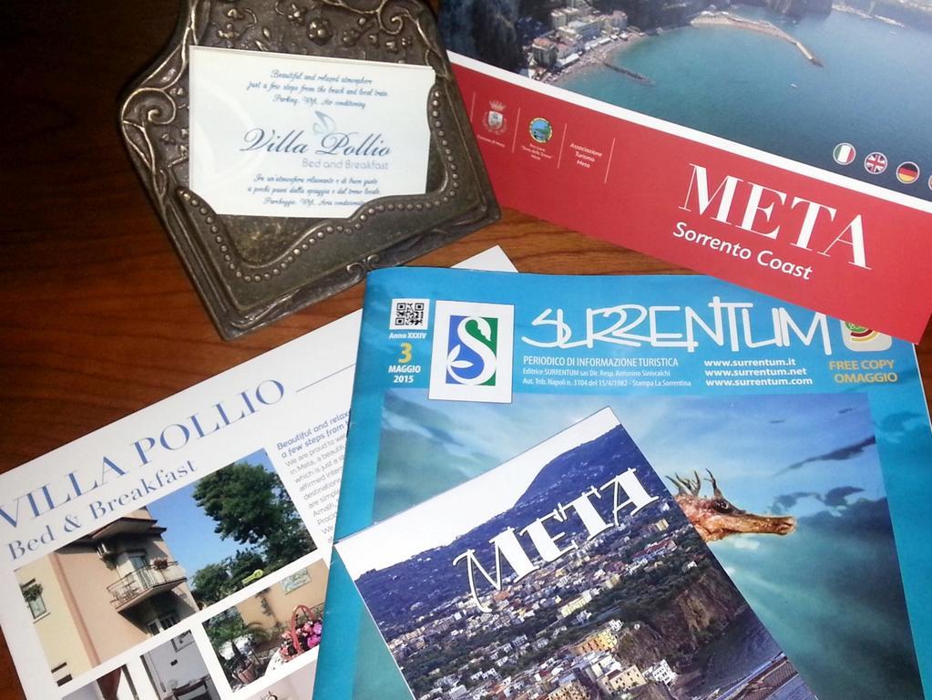 Villa Pollio Meta Bagian luar foto